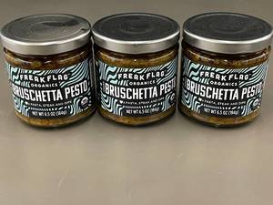 lot 166 image: GA 5 - Set of 3 Freak Flag Organics Bruschetta Pesto - 6.5 oz Each