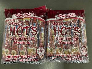 lot 314 image: VT 2-3 - Manzela Hots Crunchy Hot Peanuts 2-Pack 20 bags