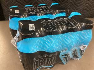 lot 359 image: 16 Pack Prime Blue Raspberry Hydration Drink