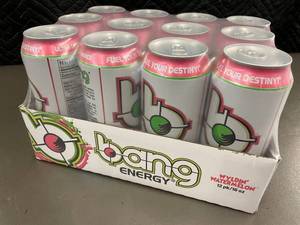 lot 375 image: 12-Pack Bang Energy Wyldin Watermelon 16 oz Cans
