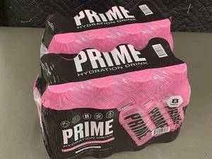 lot 378 image: 2 Packs of PRIME Hydration Drink Strawberry Watermelon Flavor - 8 Bottles Each