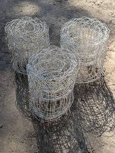 lot 134 image: Set of 3 Rolls of Garden Decor Fencing - Good Size Rolls