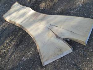 lot 5 image: 21 x 83 2 12 thick live edge elm...