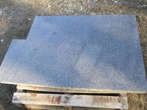 lot 25 image: 48 plus x 36 granite slab, 2.5 th...