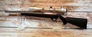 Magnum Research .22 WMR Heavy-barrel Competition Target Rifle with Hogue Stock and Nc Star Scope