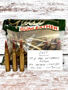 7x57mm - 139gr Hornady Interlock - 2,658 FPS - 56 Rounds