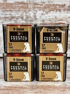 .17 HMR - 17gr Federal Premium V-Shok - 187 Rounds