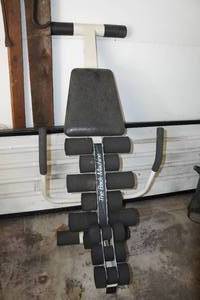 lot 74 image: The Back Machine Exercise Bench