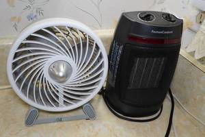 lot 170 image: Space Heater and Fan