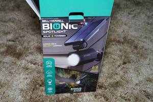 lot 300 image: Bionic Solar Powered Spotlight