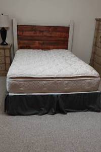 lot 195 image: Bed Frame with Headboard - Full