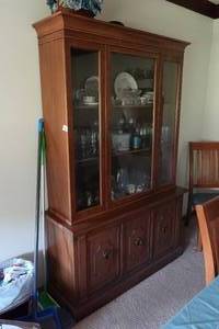 lot 156 image: Large Wooden Display Cabinet