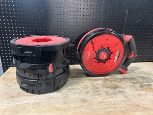 MILWAUKEE M18 FUEL 18V Lithium-Ion Cordless Angler Pulling Fish Tape Powered Base (Model 2873-20) (Tool-Only)- With 3 Extra Cartridges