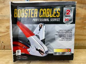 lot 72 image: Booster Cables Professional Service 2 Gauge 20 ft Part #04848 - 05292533.37