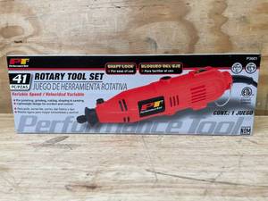 lot 74 image: 41-Piece Rotary Tool Set Performance Tool Model # P3601 - 0509258