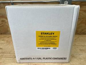lot 62 image: Case of Stanley Siding and Decking Wash Concentrated Professional Grade Pressure Washer Detergent