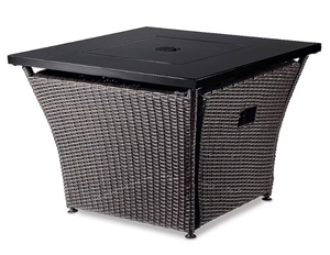 lot 6 image: BLUE RHINO 32-in W 50000-BTU Steel Square Propane Gas Fire Pit Table