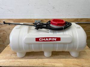 lot 52 image: Chapin 25 Gal. 12-Volt EZ Mount Spot Sprayer for ATVs UTVs and Lawn Tractors (Retails for $328)