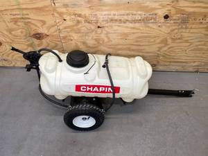 lot 53 image: Chapin 15 Gal. 12-Volt EZ Mount Spot Sprayer for ATVs, UTVs and Lawn Tractors Model # 97650