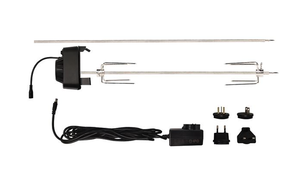 lot 69 image: Masterbuilt Gravity Series Rotisserie Accessory Attachment with Stainless Steel Spit Rods Model # MB20091220