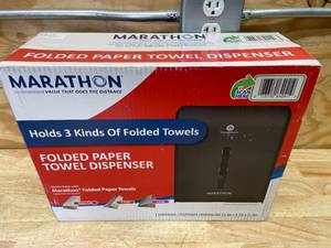 lot 93 image: Marathon Folded Paper Towel Dispenser