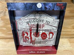lot 95 image: Friday the 13th Wall Clock