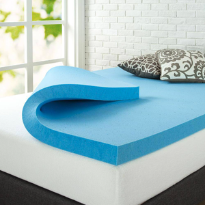 lot 18 image: Zinus 3 Green Tea Cooling Gel Memory Foam Zoned Support Mattress Topper Twin Size 05142518.34