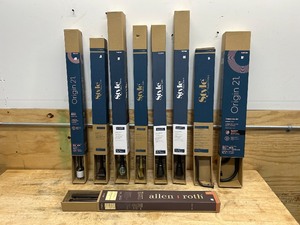 lot 103 image: Lot of 9- Drapery Rod Sets