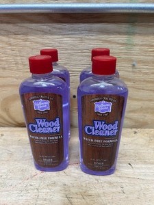 lot 123 image: HOLLOWAY HOUSE Lot of 4 Bottles of- Wood Cleaner (16 ounce bottles)