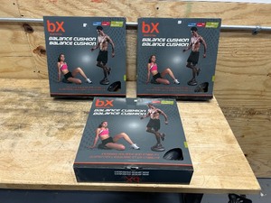 lot 124 image: bX lot of 2- BodyXtra Balance Cushions