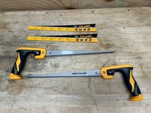 lot 125 image: TOLSEN Lot of 2- 12 COMPASS SAWS