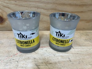 lot 131 image: TIKI Lot of 2- Citronella Candles