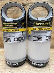 lot 159 image: Lot of 2 - LED Handy Lantern Defiant Model # 1005 409 962 - 0515251.90