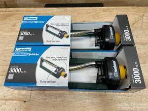 lot 160 image: Lot of 2 - Oscillating Sprinkler Melnor - 0515251.90