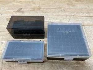 lot 175 image: Lot of 3 - Ammo Boxes
