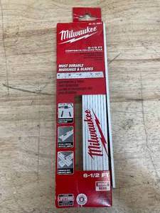 lot 180 image: Milwaukee 78 in. Composite Folding Ruler Model # 48-22-3801