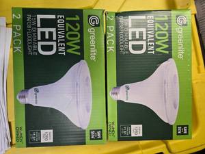 lot 114 image: Lot of 8 Greenlit LED Light Bulbs (100-Watt Equivalent )