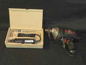 lot 41 image: Used Dremel Moto-Tool and Craftsman Variable Speed Drill Set