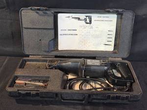 lot 47 image: Craftsman Industrial Reciprocating Saw with Case and Blades