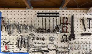 lot 83 image: Collection of Vintage Hand Tools and Hardware