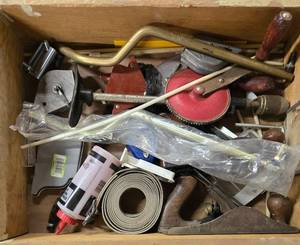 lot 94 image: Assorted Hand Tools and Workshop Supplies Collection