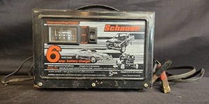 lot 112 image: Schauer 6 Amp Solid State Battery Charger Model B7612 for 6 & 12 Volt Batteries