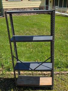 lot 114 image: Heavy Duty Steel Storage Shelf Unit