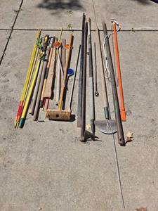 lot 118 image: Collection of Various Gardening and Lawn Tools