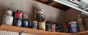 lot 119 image: Assorted Collection of Oil-Based Paints and Sealers - content quantities unverified