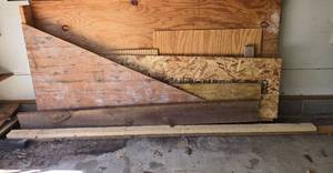 lot 121 image: Collection of Assorted Wood Panels and Lumber