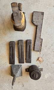 lot 124 image: Collection of Steel Industrial Parts and Accessories