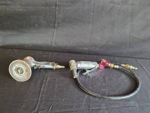 lot 149 image: Campbell Hausfeld 5 High-Speed Sander and Ingersoll-Rand Air Grinder Set