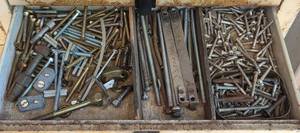 lot 180 image: Assortment of Bolts, Screws, and Metal Fasteners