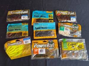 lot 188 image: Lot of Assorted Berkley PowerBait Fishing Lures